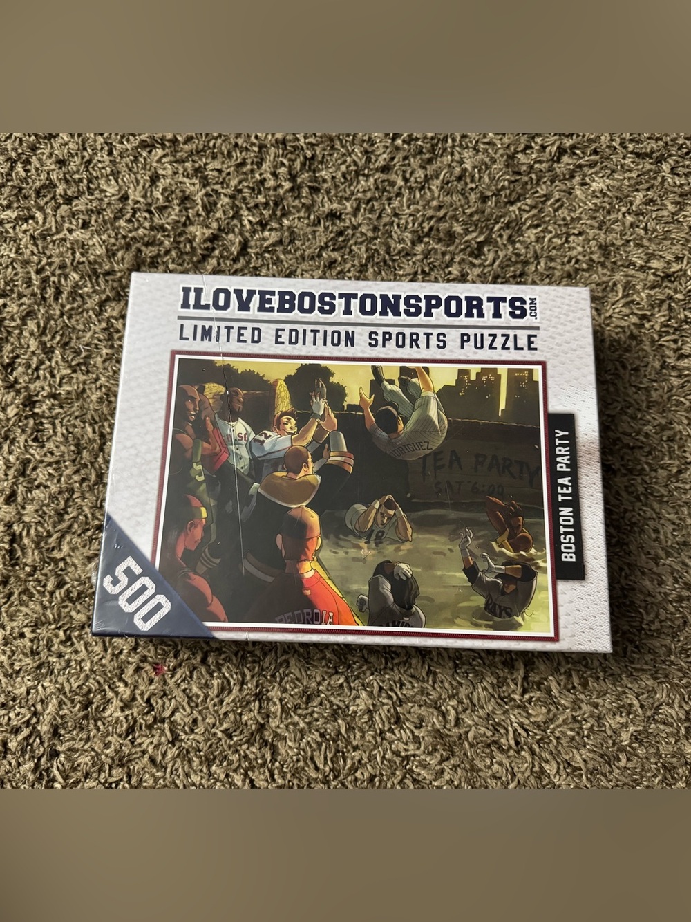 Limited Edition Boston Tea Party Puzzle - White